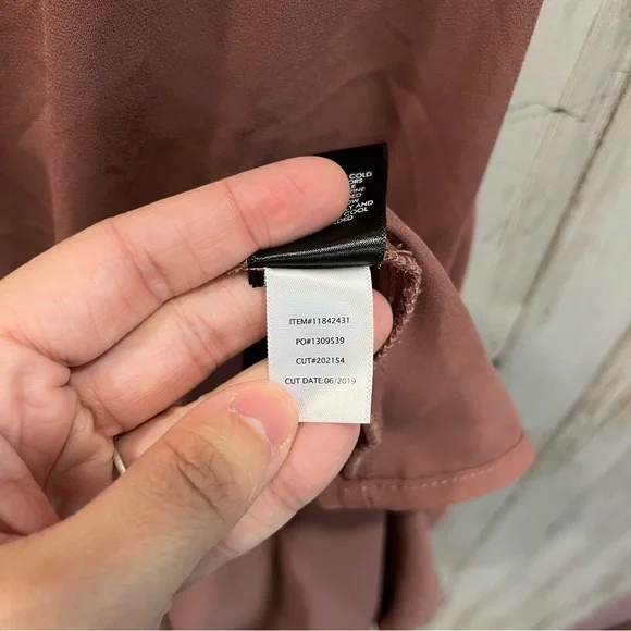 Torrid Peplum Georgette Button-Front Tie-Front Blouse - Picture 6 of 7